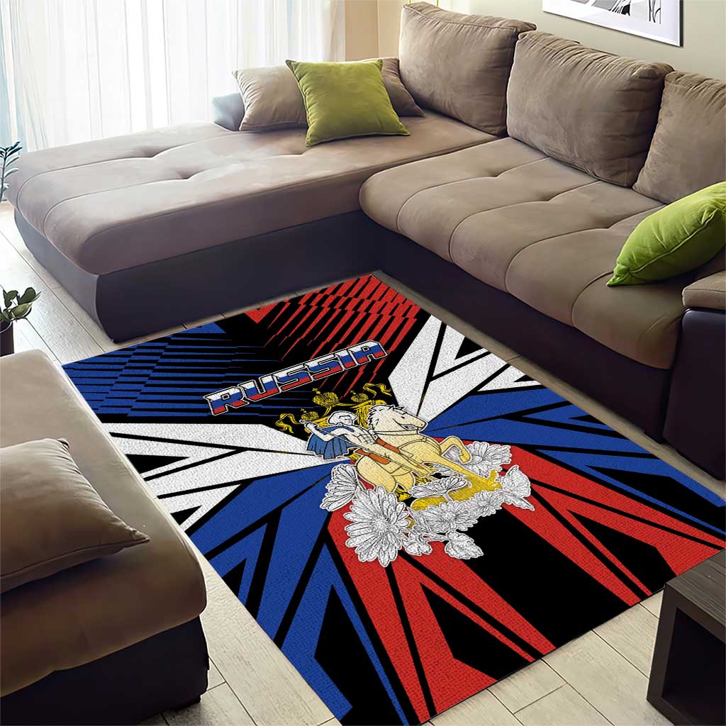 Russia Area Rug Symbol Saint George Slaying The Dragon - Wonder Print Shop