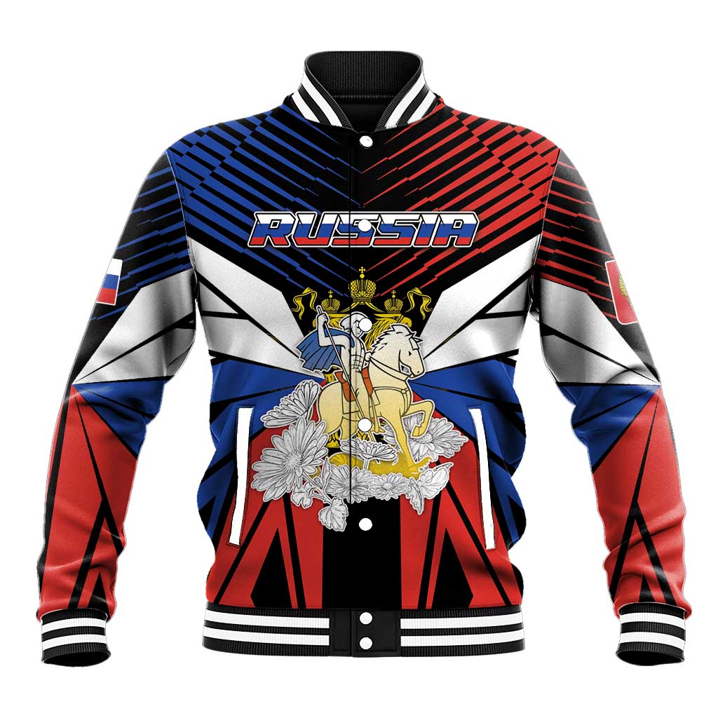 Personalized Russia Baseball Jacket Symbol Saint George Slaying The Dragon - Wonder Print Shop
