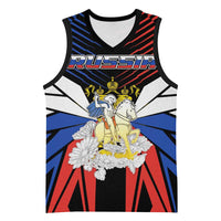 Personalized Russia Basketball Jersey Symbol Saint George Slaying The Dragon - Wonder Print Shop