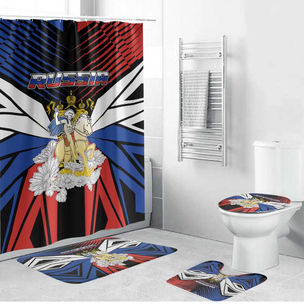 Russia Bathroom Set Symbol Saint George Slaying The Dragon - Wonder Print Shop