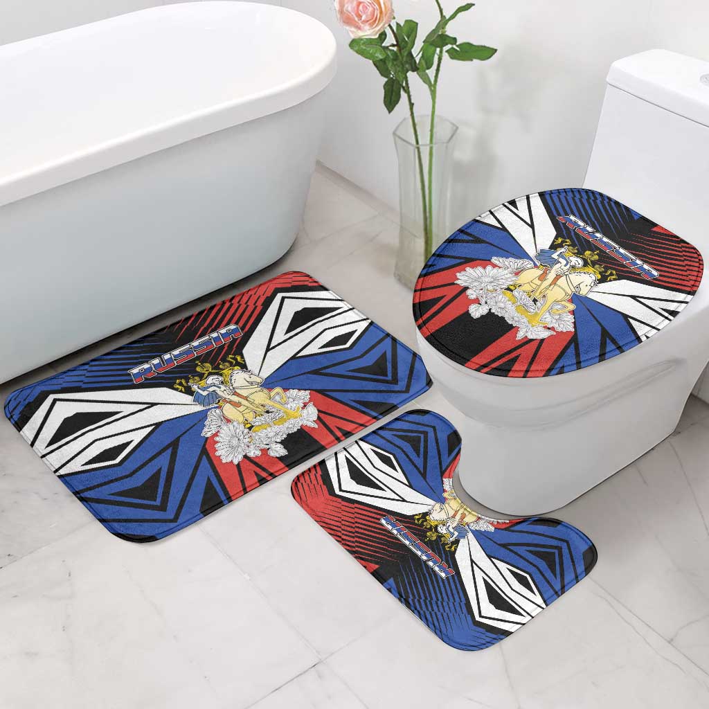 Russia Bathroom Set Symbol Saint George Slaying The Dragon - Wonder Print Shop