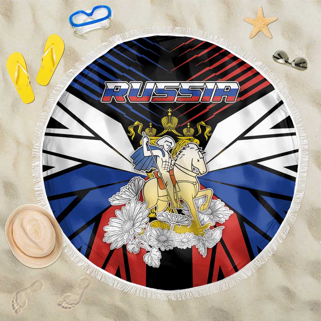 Russia Beach Blanket Symbol Saint George Slaying The Dragon - Wonder Print Shop