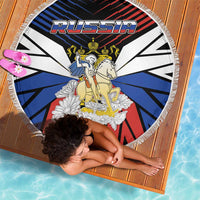 Russia Beach Blanket Symbol Saint George Slaying The Dragon - Wonder Print Shop