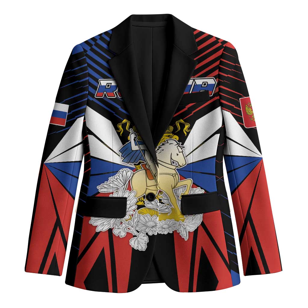 Personalized Russia Blazer Symbol Saint George Slaying The Dragon - Wonder Print Shop