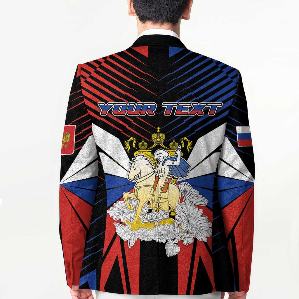Personalized Russia Blazer Symbol Saint George Slaying The Dragon - Wonder Print Shop