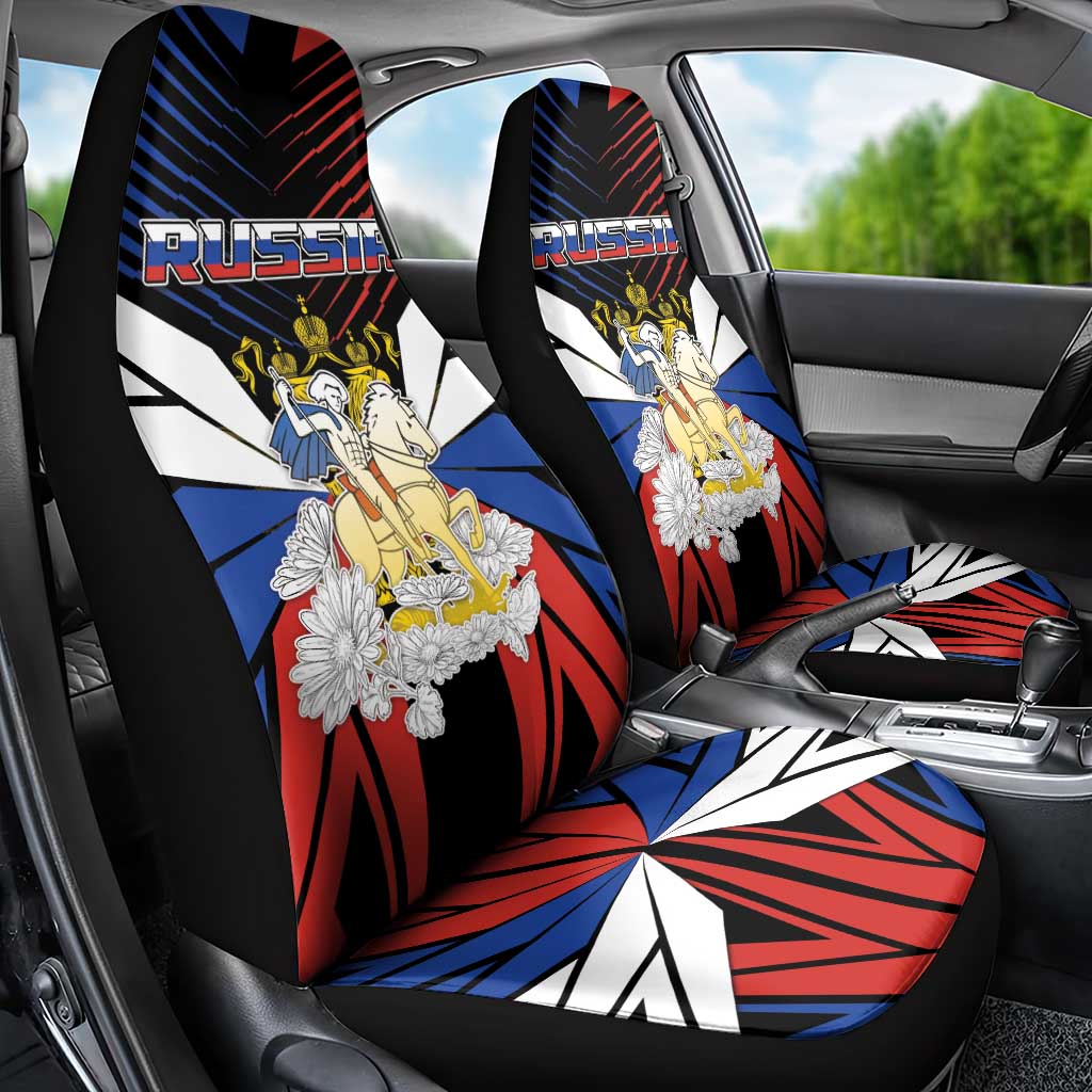 Russia Car Seat Cover Symbol Saint George Slaying The Dragon - Wonder Print Shop