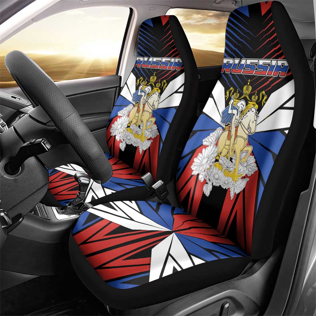 Russia Car Seat Cover Symbol Saint George Slaying The Dragon - Wonder Print Shop