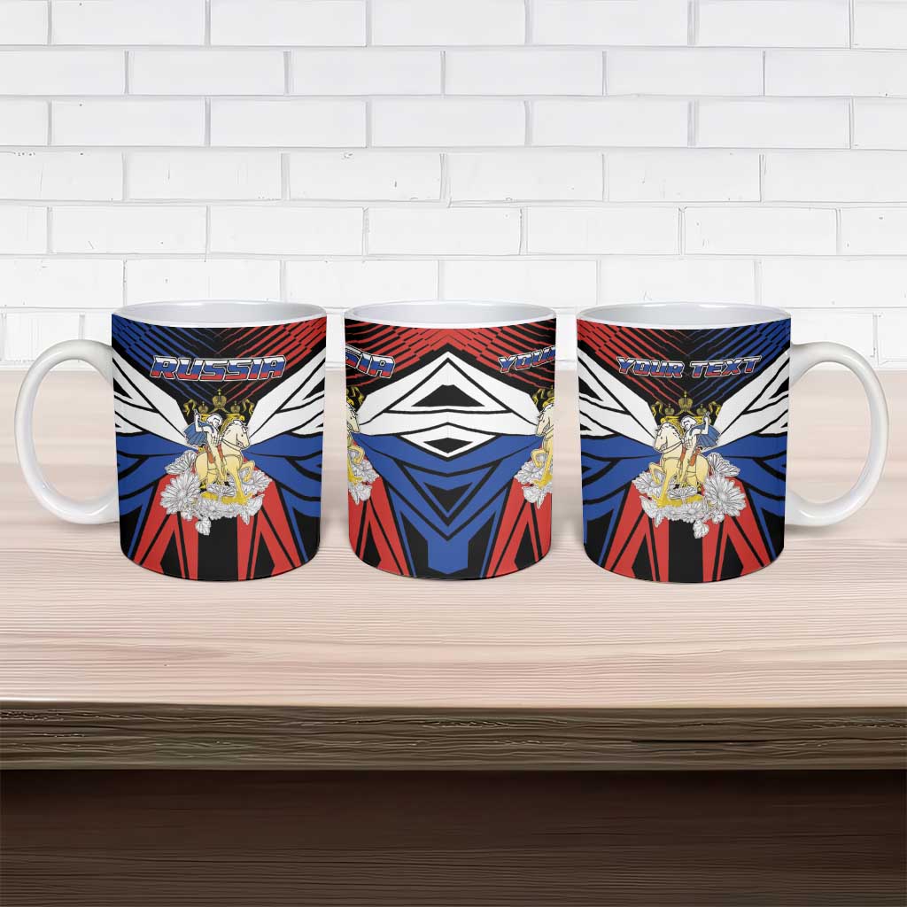 Personalized Russia Ceramic Mug Symbol Saint George Slaying The Dragon - Wonder Print Shop