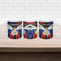 Personalized Russia Ceramic Mug Symbol Saint George Slaying The Dragon - Wonder Print Shop