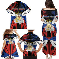 Personalized Russia Family Matching Puletasi and Hawaiian Shirt Symbol Saint George Slaying The Dragon - Wonder Print Shop