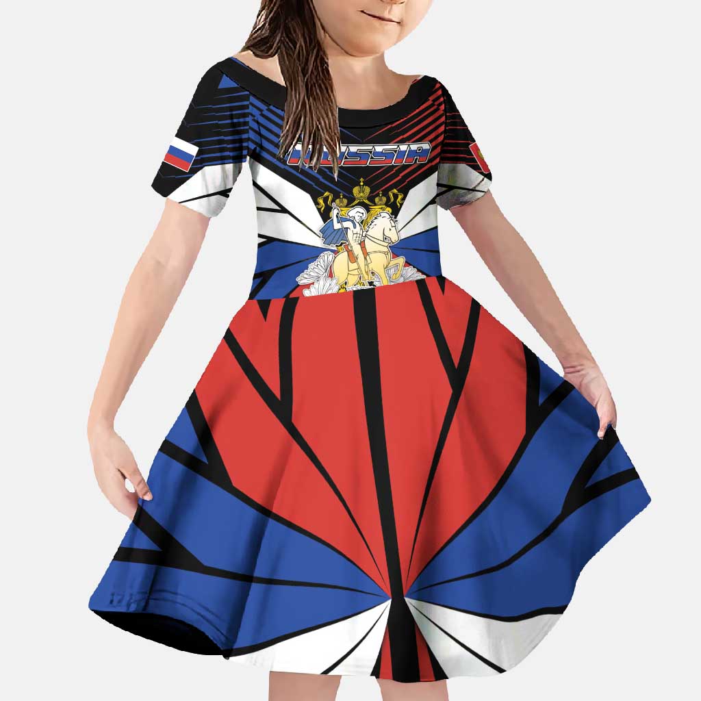 Personalized Russia Family Matching Tank Maxi Dress and Hawaiian Shirt Symbol Saint George Slaying The Dragon - Wonder Print Shop