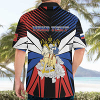 Personalized Russia Hawaiian Shirt Symbol Saint George Slaying The Dragon - Wonder Print Shop