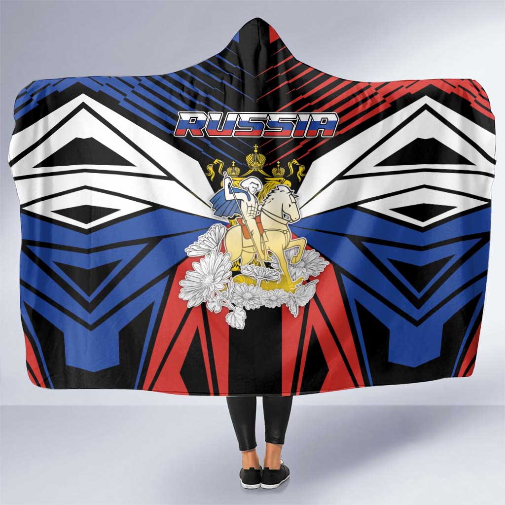 Russia Hooded Blanket Symbol Saint George Slaying The Dragon - Wonder Print Shop