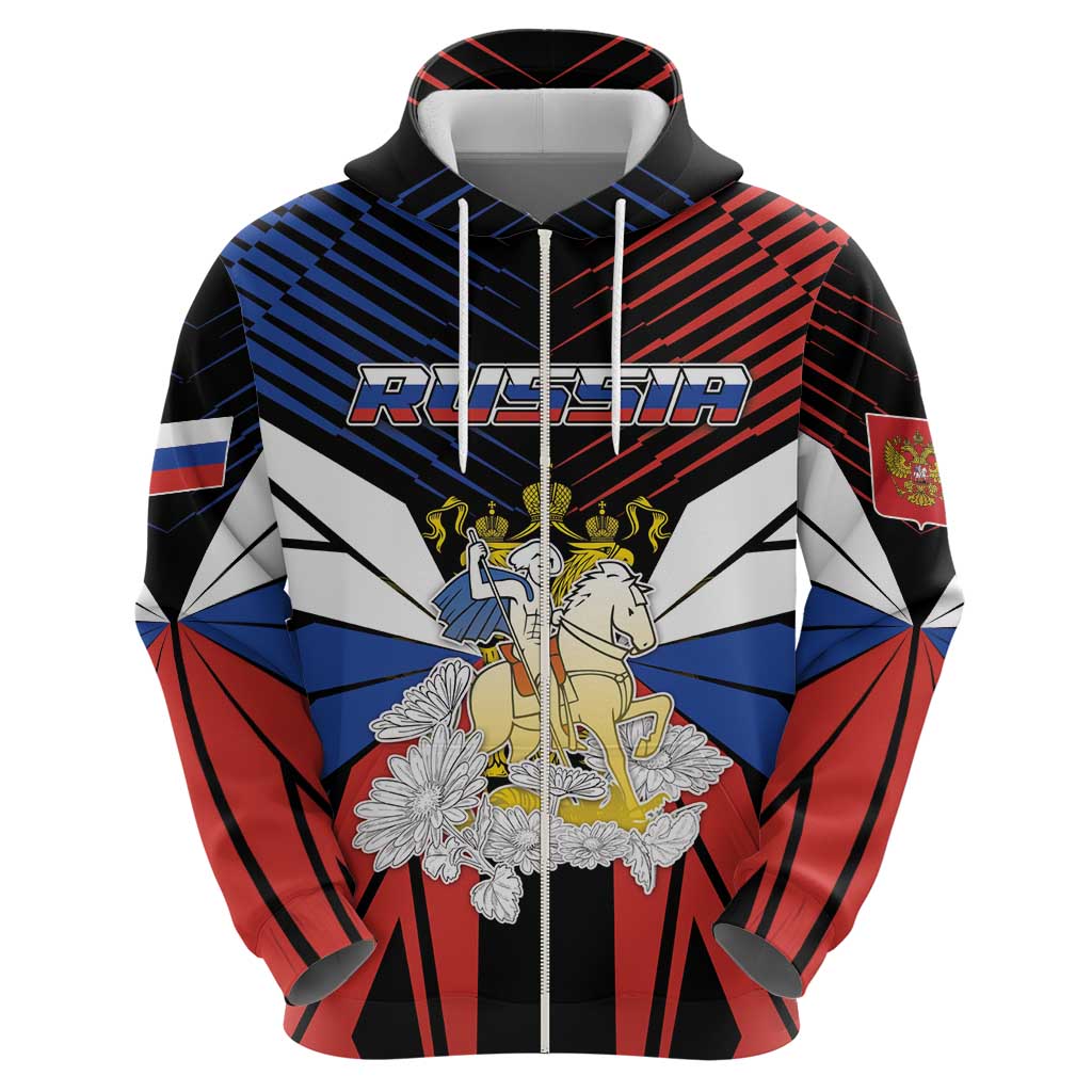 Personalized Russia Hoodie Symbol Saint George Slaying The Dragon - Wonder Print Shop