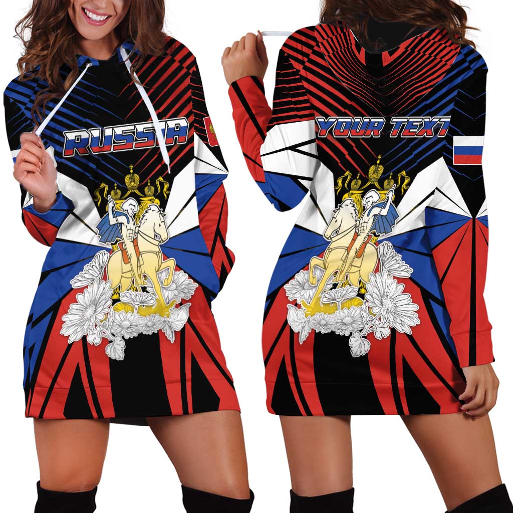 Personalized Russia Hoodie Dress Symbol Saint George Slaying The Dragon - Wonder Print Shop