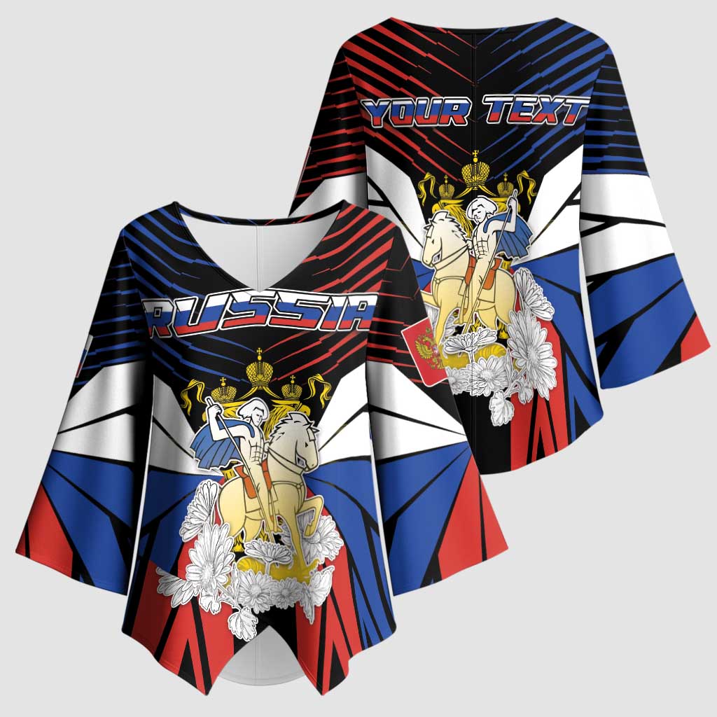 Personalized Russia Kimono Sleeve Blouse Symbol Saint George Slaying The Dragon - Wonder Print Shop