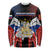 Personalized Russia Long Sleeve Shirt Symbol Saint George Slaying The Dragon - Wonder Print Shop
