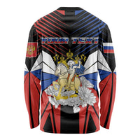 Personalized Russia Long Sleeve Shirt Symbol Saint George Slaying The Dragon - Wonder Print Shop