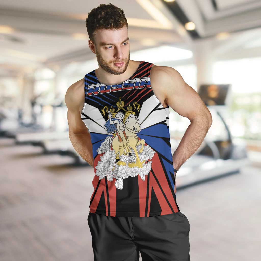 Personalized Russia Men Tank Top Symbol Saint George Slaying The Dragon - Wonder Print Shop