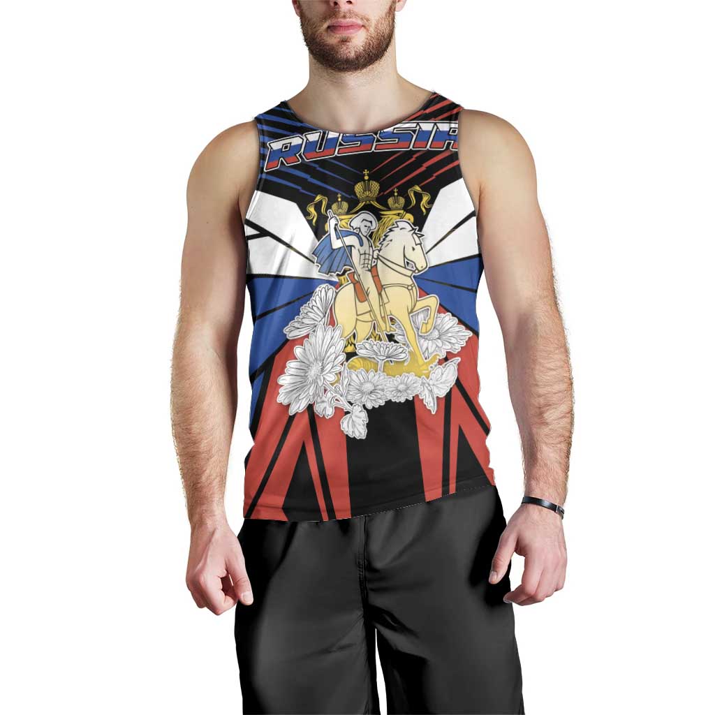 Personalized Russia Men Tank Top Symbol Saint George Slaying The Dragon - Wonder Print Shop