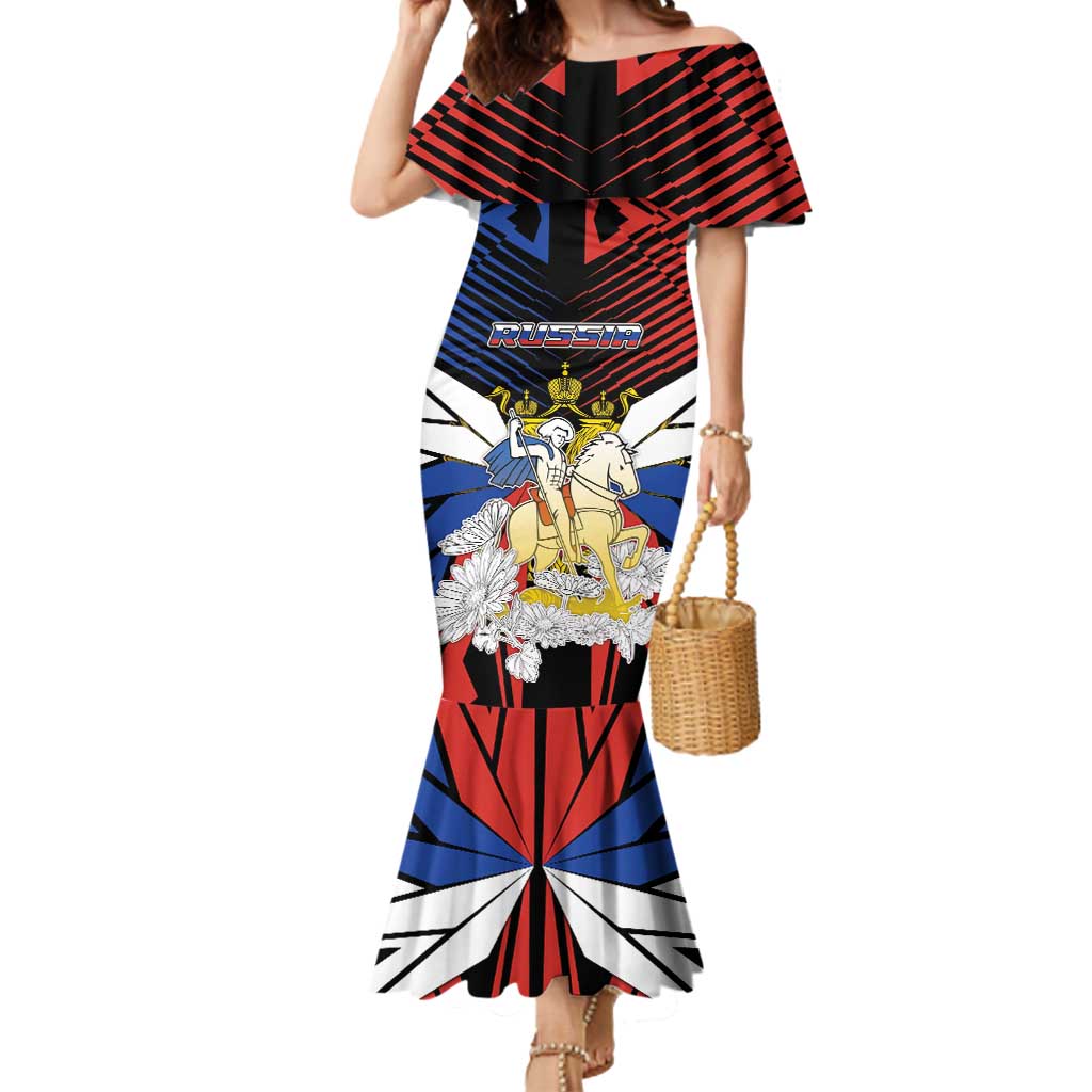 Personalized Russia Mermaid Dress Symbol Saint George Slaying The Dragon - Wonder Print Shop