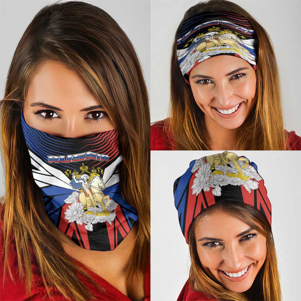 Russia Neck Gaiter Symbol Saint George Slaying The Dragon - Wonder Print Shop