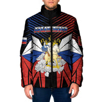 Personalized Russia Padded Jacket Symbol Saint George Slaying The Dragon - Wonder Print Shop