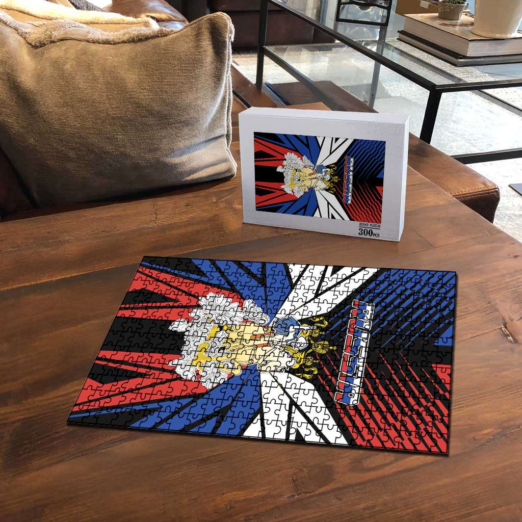 Russia Puzzle Symbol Saint George Slaying The Dragon - Wonder Print Shop