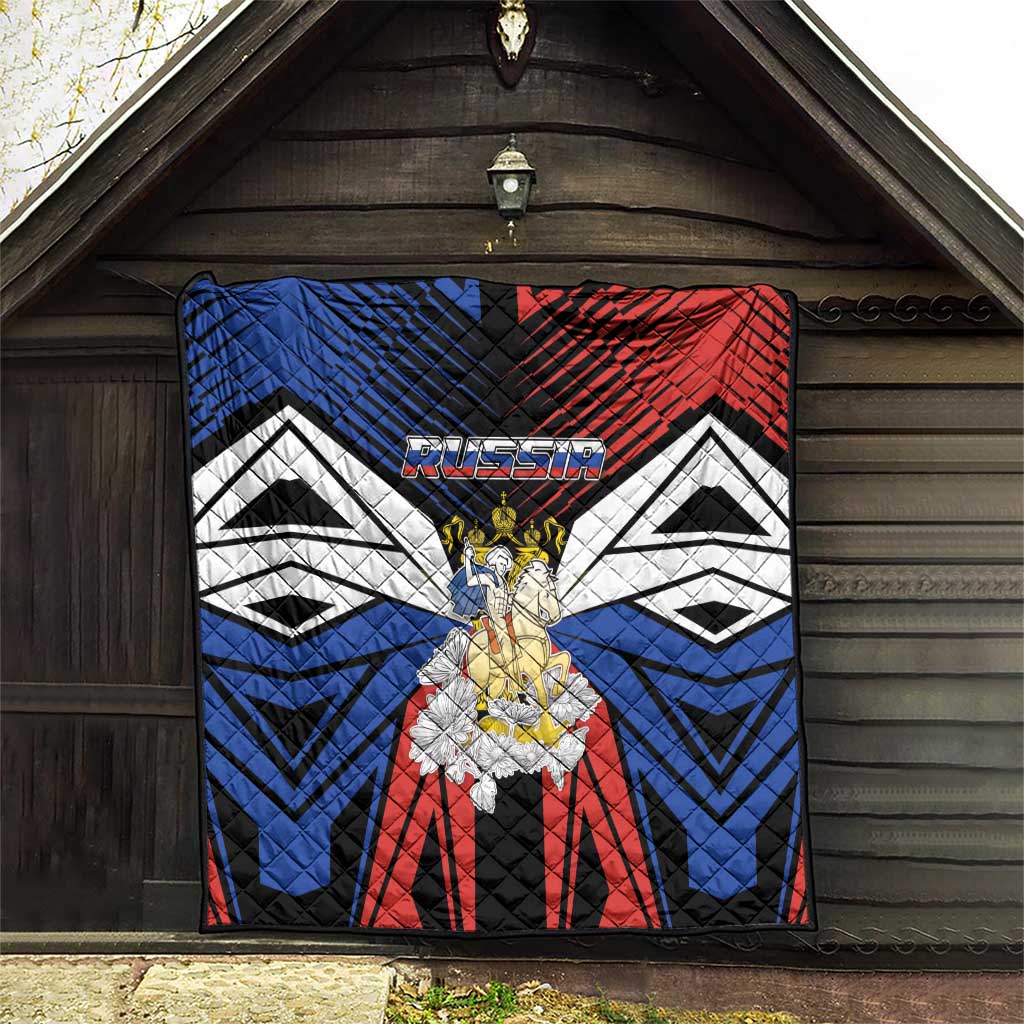 Russia Quilt Symbol Saint George Slaying The Dragon - Wonder Print Shop