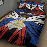 Russia Quilt Bed Set Symbol Saint George Slaying The Dragon - Wonder Print Shop