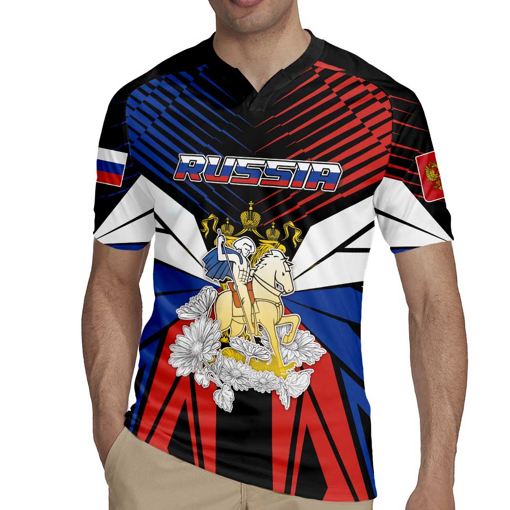 Personalized Russia Rugby Jersey Symbol Saint George Slaying The Dragon - Wonder Print Shop