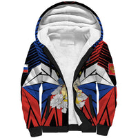 Personalized Russia Sherpa Hoodie Symbol Saint George Slaying The Dragon - Wonder Print Shop