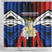 Russia Shower Curtain Symbol Saint George Slaying The Dragon - Wonder Print Shop