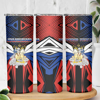 Personalized Russia Skinny Tumbler Symbol Saint George Slaying The Dragon - Wonder Print Shop