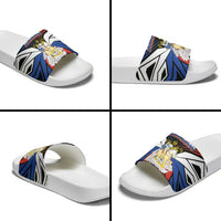 Russia Slide Sandals Symbol Saint George Slaying The Dragon - Wonder Print Shop