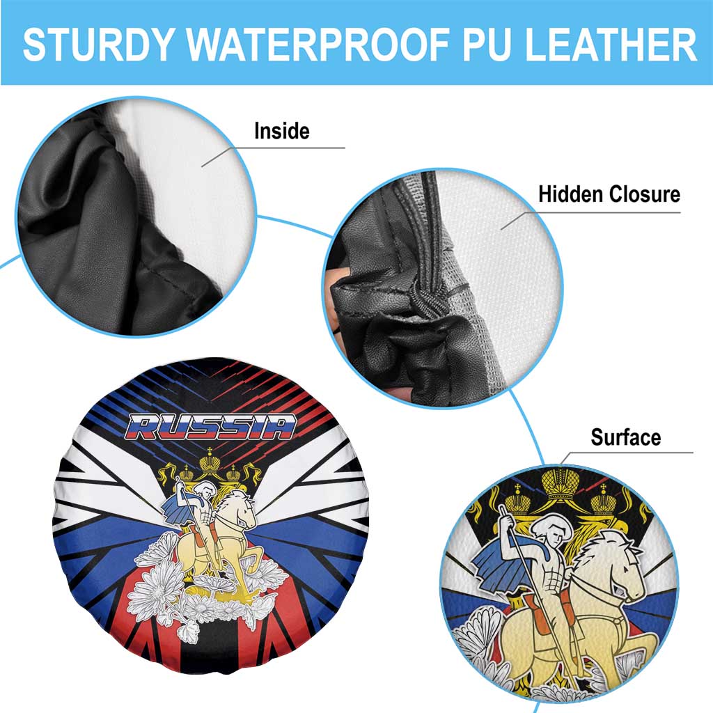 Russia Spare Tire Cover Symbol Saint George Slaying The Dragon - Wonder Print Shop