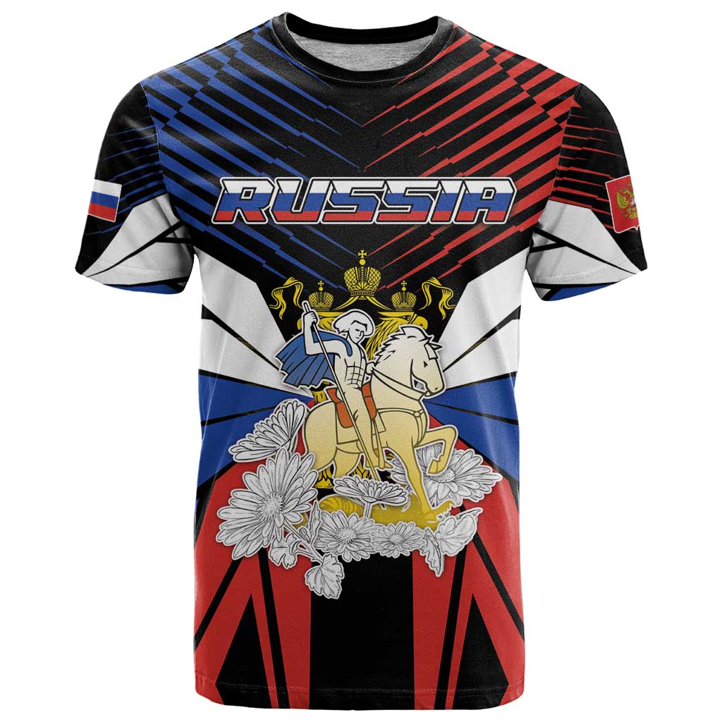 Personalized Russia T Shirt Symbol Saint George Slaying The Dragon - Wonder Print Shop