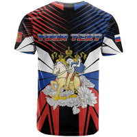 Personalized Russia T Shirt Symbol Saint George Slaying The Dragon - Wonder Print Shop