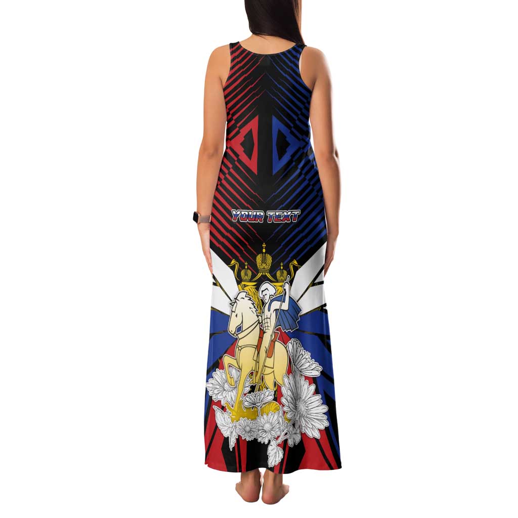 Personalized Russia Tank Maxi Dress Symbol Saint George Slaying The Dragon - Wonder Print Shop