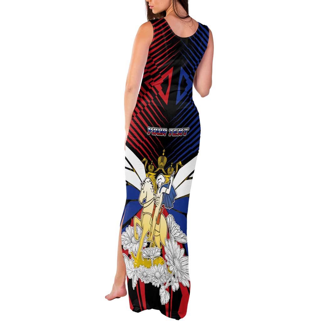 Personalized Russia Tank Maxi Dress Symbol Saint George Slaying The Dragon - Wonder Print Shop