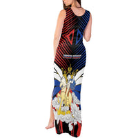 Personalized Russia Tank Maxi Dress Symbol Saint George Slaying The Dragon - Wonder Print Shop