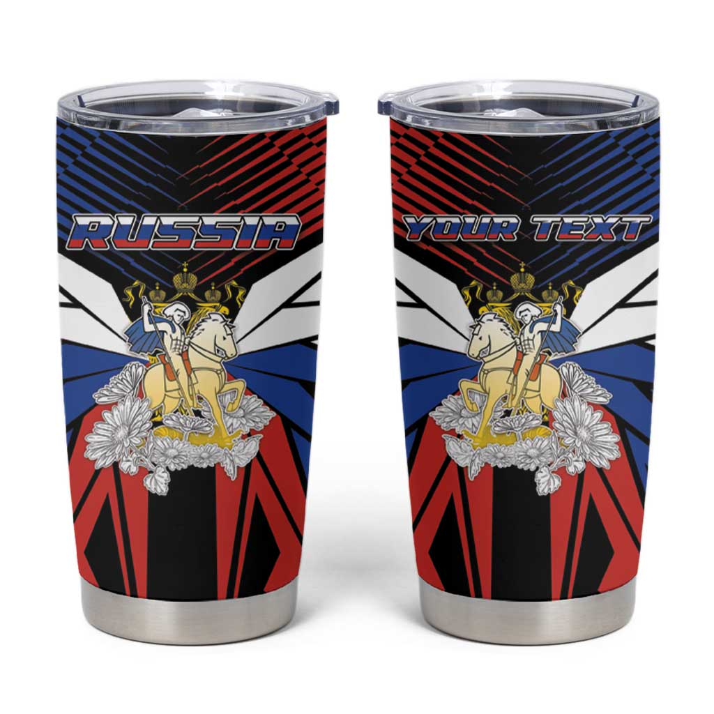 Personalized Russia Tumbler Cup Symbol Saint George Slaying The Dragon - Wonder Print Shop