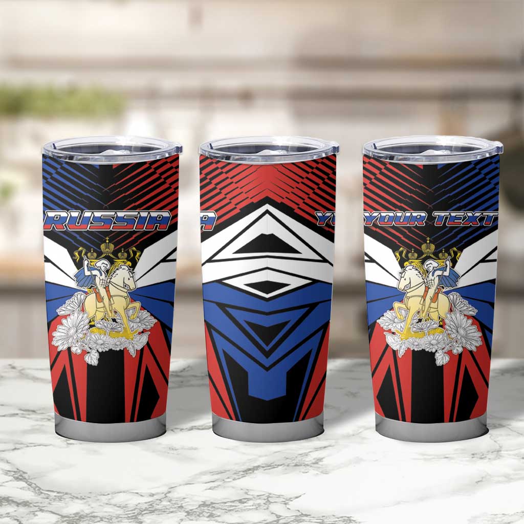 Personalized Russia Tumbler Cup Symbol Saint George Slaying The Dragon - Wonder Print Shop