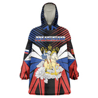 Personalized Russia Wearable Blanket Hoodie Symbol Saint George Slaying The Dragon - Wonder Print Shop