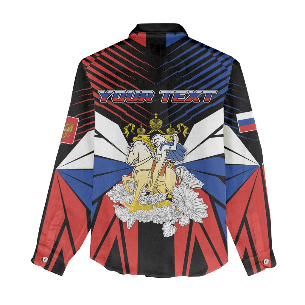 Personalized Russia Women Casual Shirt Symbol Saint George Slaying The Dragon - Wonder Print Shop