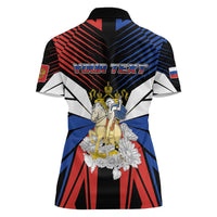 Personalized Russia Women Polo Shirt Symbol Saint George Slaying The Dragon - Wonder Print Shop