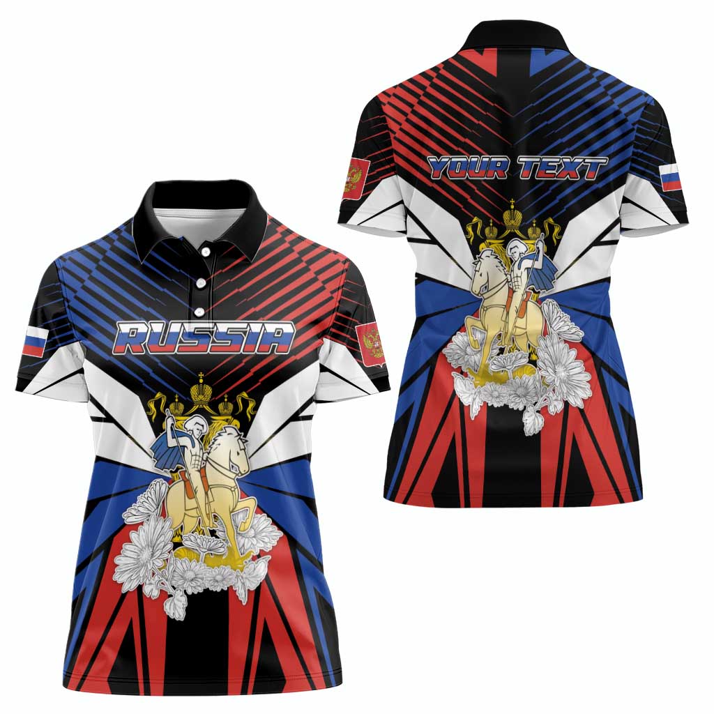 Personalized Russia Women Polo Shirt Symbol Saint George Slaying The Dragon - Wonder Print Shop