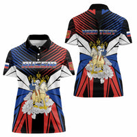 Personalized Russia Women Polo Shirt Symbol Saint George Slaying The Dragon - Wonder Print Shop