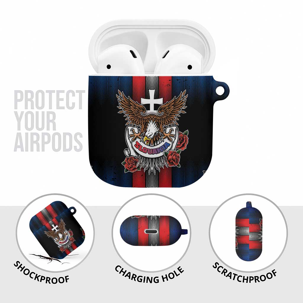 Slovakia AirPods Case The Eagle Double Cross Symbol - Wonder Print Shop