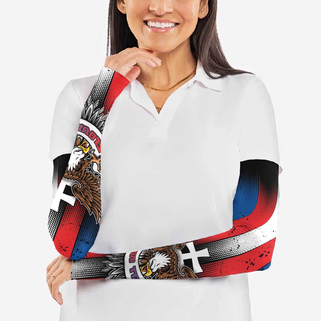 Slovakia Arm Sleeves The Eagle Double Cross Symbol - Wonder Print Shop